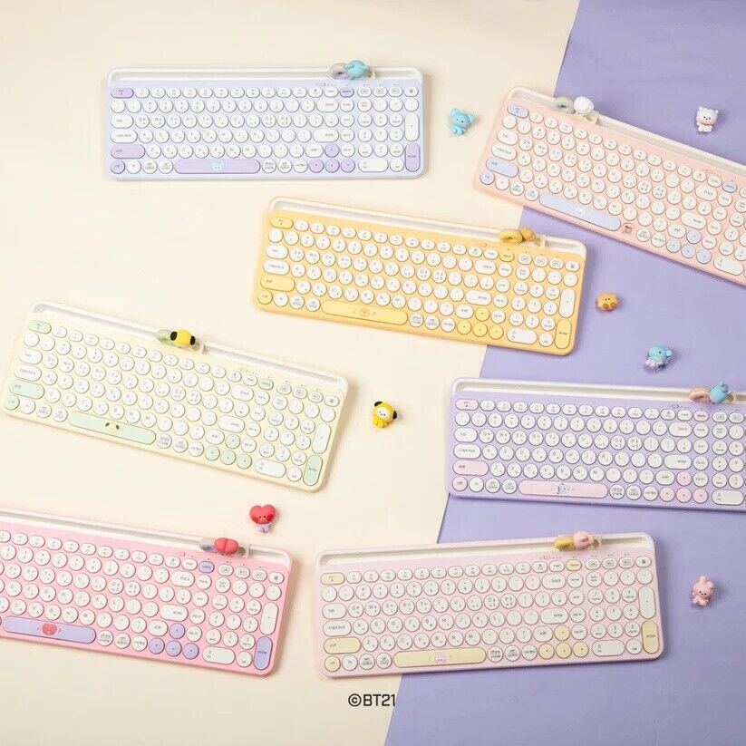 BT21 MANG store minini MULTI-PAIRING WIRELESS KEYBOARD ROYCHE