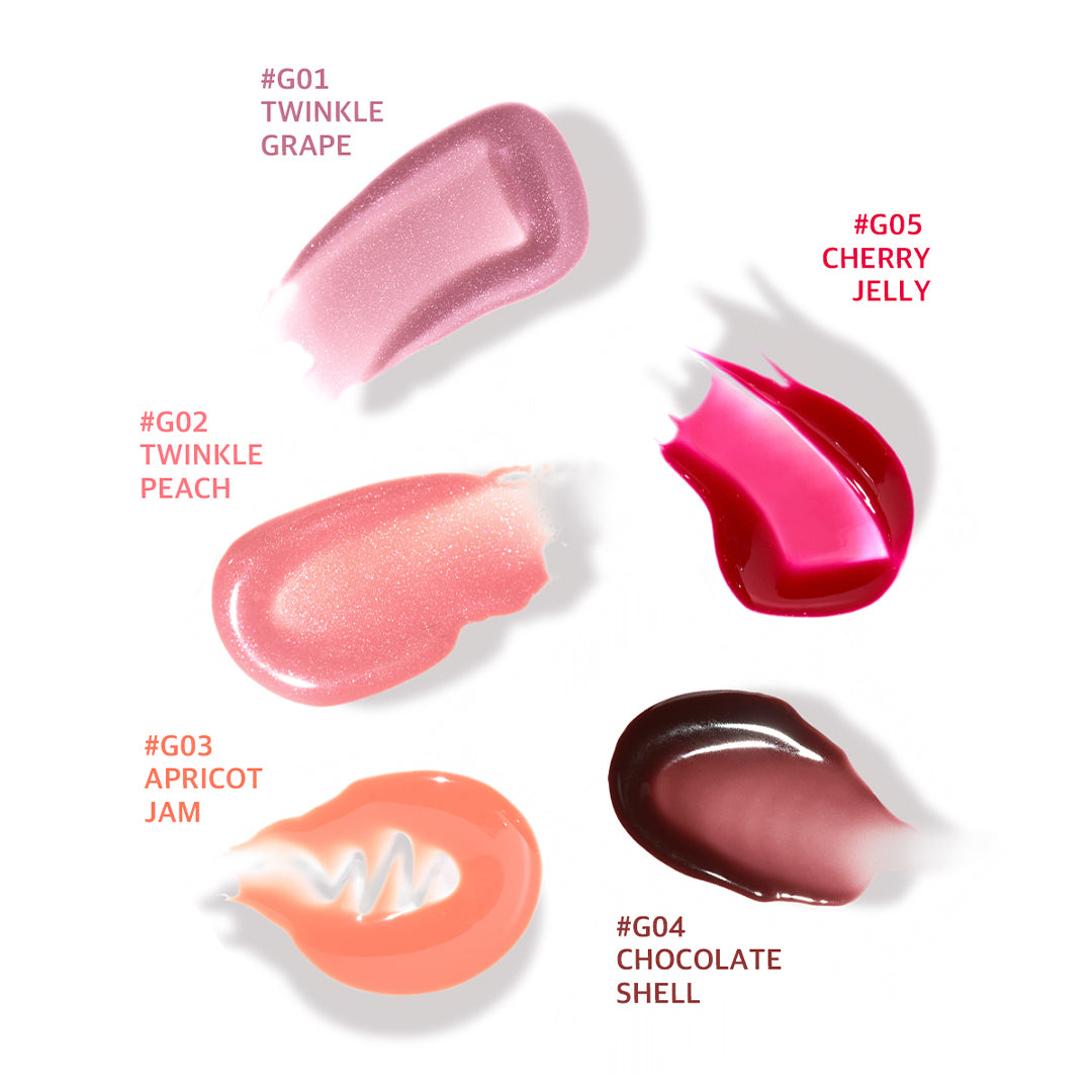 CORINGCO Topping Tip Glow Lip Plumper – Tinted Plumping Lip Gloss with Vitamin E (2.8g, 5 Shades)