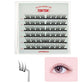 CORINGCO Easycut Self Adhesive False Eyelashes, Natural Look, No Glue Needed, Assorted Set of 9/10/11mm, Reusable Lash Clusters Kbeauty