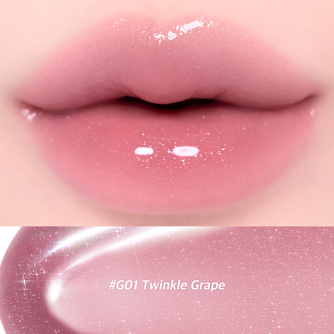 CORINGCO Topping Tip Glow Lip Plumper – Tinted Plumping Lip Gloss with Vitamin E (2.8g, 5 Shades)