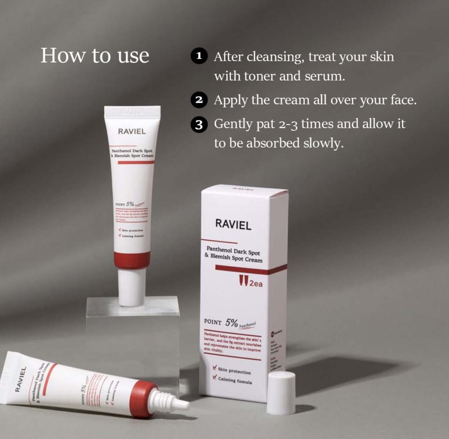 RAVIEL Panthenol Dark Spot & Blemish Spot Cream 15ml X 2EA