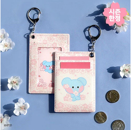 BT21 Minini Cherry Blossom Phone Card Pocket Holder by BTS