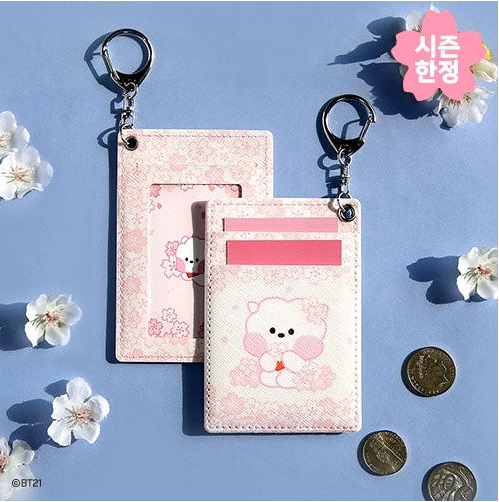 BT21 Minini Cherry Blossom Phone Card Pocket Holder by BTS