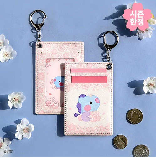 BT21 Minini Cherry Blossom Phone Card Pocket Holder by BTS