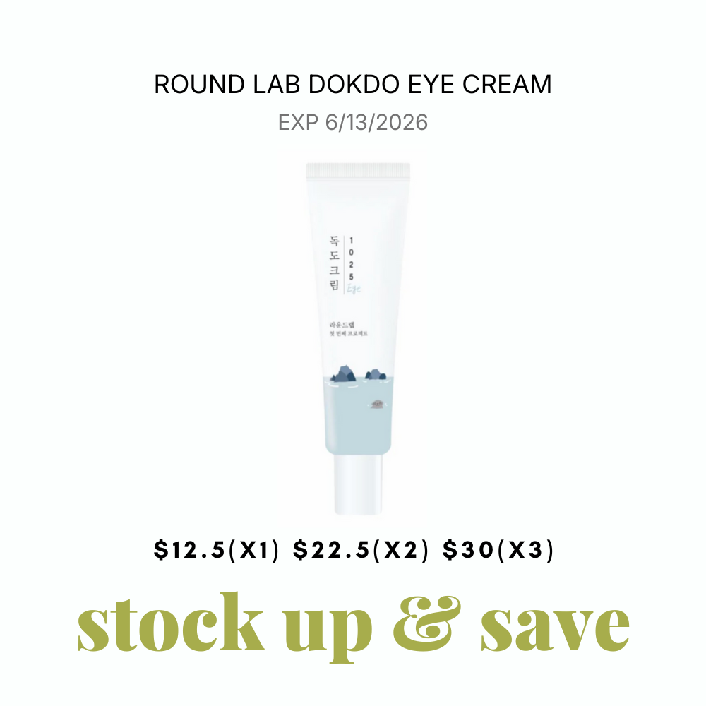 ROUND LAB Dokdo Eye Cream 30ml 1.01oz.fl. EXP 6/13/2026