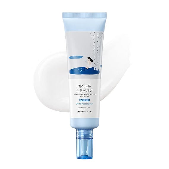 ROUND LAB Birch Juice Moisturizing Sun Serum SPF 50 – 1.69 fl oz