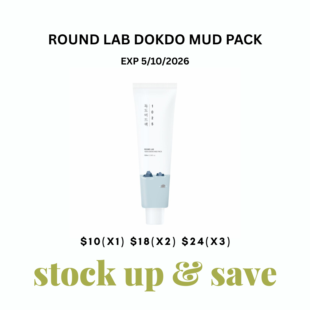 ROUND LAB - 1025 Dokdo Mud Pack (100ml) EXP 5/10/2026