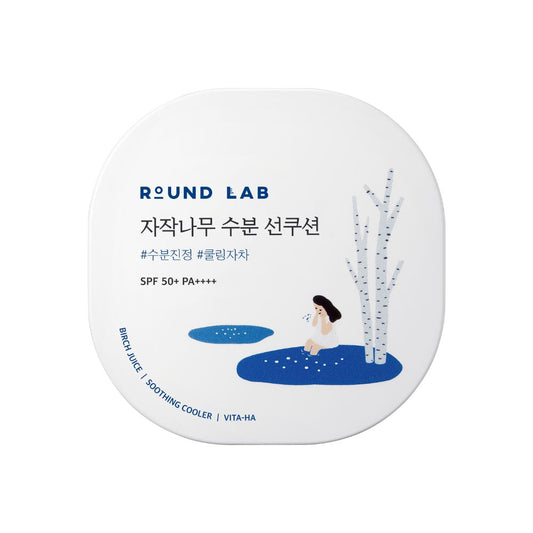 Round Lab Birch Moisturizing Sun Cushion SPF 50+ (15g)