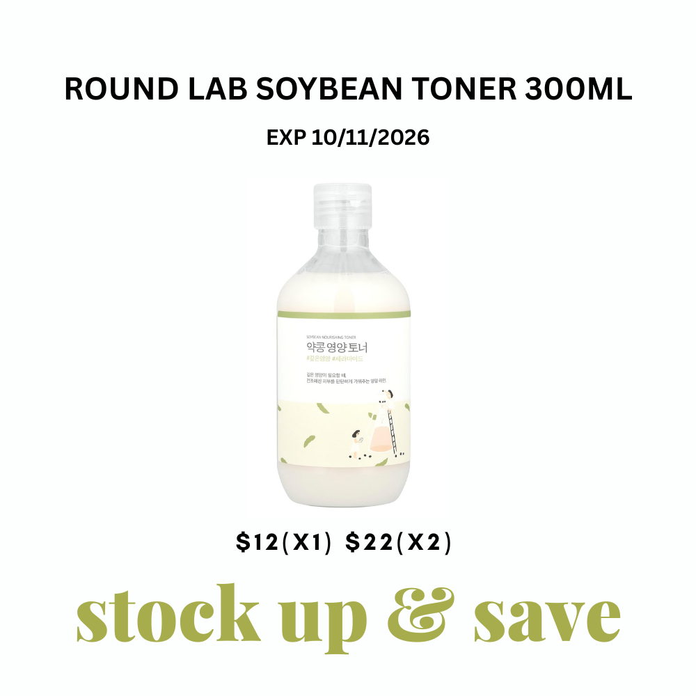 ROUND LAB Soybean Nourishing Toner 300ml