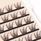 CORINGCO Easycut Self Adhesive False Eyelashes, Natural Look, No Glue Needed, Assorted Set of 9/10/11mm, Reusable Lash Clusters Kbeauty