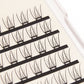 CORINGCO Easycut Self Adhesive False Eyelashes, Natural Look, No Glue Needed, Assorted Set of 9/10/11mm, Reusable Lash Clusters Kbeauty