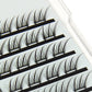 CORINGCO Easycut Self Adhesive False Eyelashes, Natural Look, No Glue Needed, Assorted Set of 9/10/11mm, Reusable Lash Clusters Kbeauty