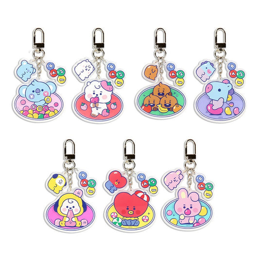 BT21 JELLY CANDY Baby Acrylic Keyring by BTS MONOPOLY