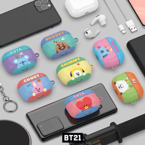 BT21 Airpods Pro Case by BTS - Keychain included