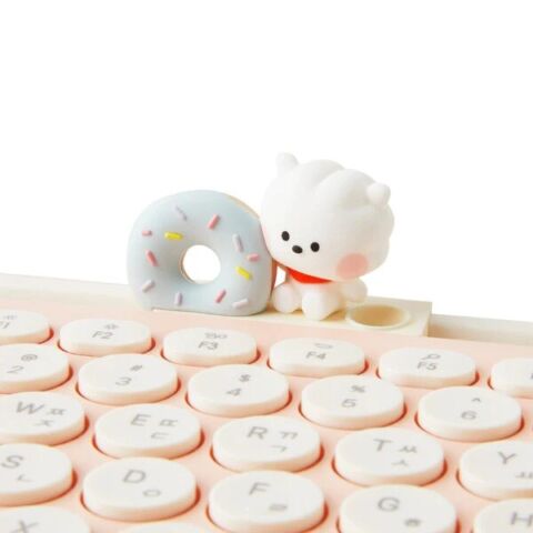 New BT21 Cooky Royche Multi hot Pairing Wireless Keyboard - Jungkook JK