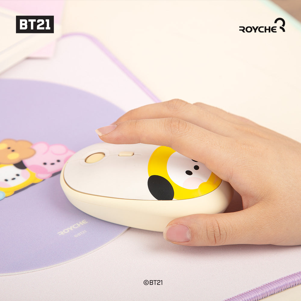 TATA V - BT21 hotsell MININI multi-pairing Wireless Mouse by BTS