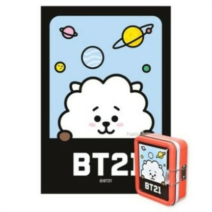 [US seller] BTS BT21 Official Tin case 108 pcs Jigsaw Puzzle fast ship