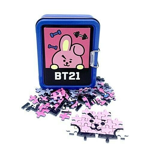 [US seller] BTS BT21 Official Tin case 108 pcs Jigsaw Puzzle fast ship