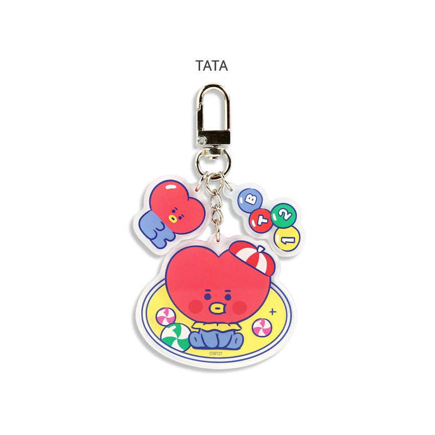 BT21 JELLY CANDY Baby Acrylic Keyring by BTS MONOPOLY – SOONHARI